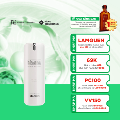 MEDIK8 r-Retinoate® Day & Night Eye Serum: Tinh Chất Chuyên Biệt Giúp Giảm Nếp Nhăn & Phục Hồi Vùng Mắt
