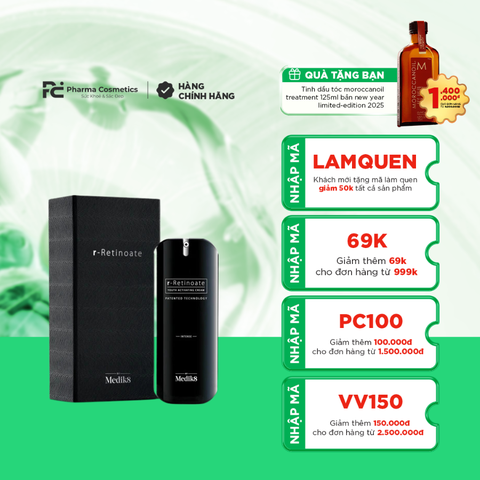 MEDIK8 r-RETINOATE INTENSE: Tinh Chất & Kem Dưỡng Đêm Tái Tạo Chuyên Sâu, Giảm Nếp Nhăn & Sắc Tố