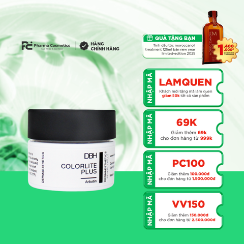 DBH COLORLITE PLUS CREAM / KEM DƯỠNG LÀM SÁNG DA & ĐIỀU TRỊ TĂNG SẮC TỐ