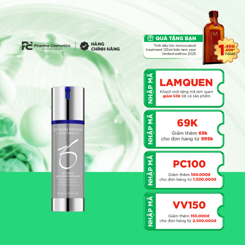 ZO SKIN HEALTH RETINOL SKIN BRIGHTENER 1% / KEM DƯỠNG TRẮNG DA, ĐIỀU TRỊ TĂNG SẮC TỐ 