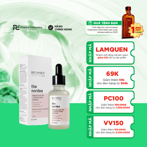 BIONNEX SALICYLIC ACID 2% / TINH CHẤT GIẢM VIÊM VÀ CHỐNG BÍT TẮC DÀNH CHO DA DẦU MỤN