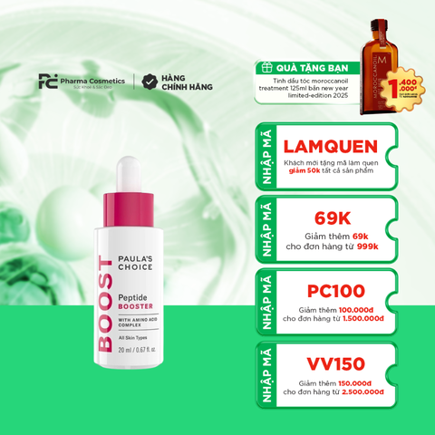 PAULA'S CHOICE PEPTIDE BOOSTER 20ML/ TINH CHẤT PHỤC HỒI VÀ LÀM SĂN CHẮC DA PAULA'S CHOICE PEPTIDE BOOSTER 20ML