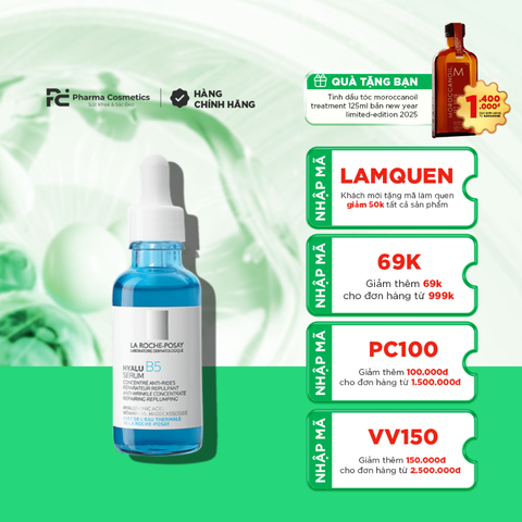 LA ROCHE POSAY HYALU B5 SERUM / DƯỠNG CHẤT CHUYÊN SÂU GIÚP HỖ TRỢ QUÁ TRÌNH TÁI TẠO LÀN DA GIÚP SĂN CHẮC VÀ ĐÀN HỒI HƠN