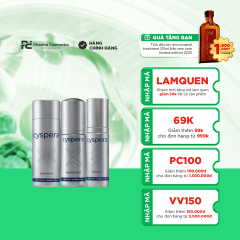 CYSPERA PIGMENT CORRECT SYSTEM / BỘ TRỊ NÁM 3 SẢN PHẨM 