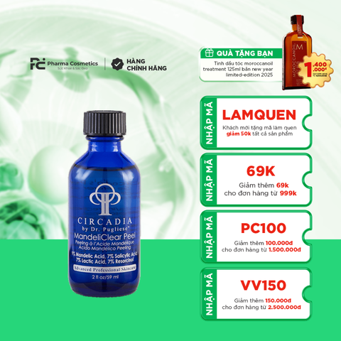 CIRCADIA MandeliClear Peel: Giải Pháp Chuyên Sâu Cải Thiện Sắc Tố & Trẻ Hóa Làn Da
