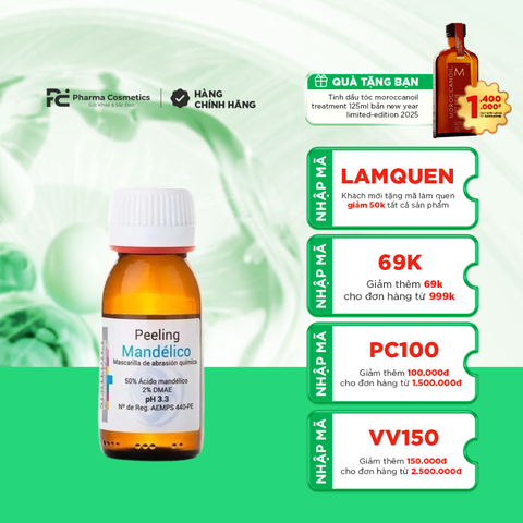 SIMILDIET PEELING MANDELICO FIRMING / PEEL SĂN CHẮC, TRẺ HÓA, TÁI TẠO LÀN DA, GIẢM VIÊM TÌNH TRẠNG MỤN TRỨNG CÁ ĐỎ, ROSACEA