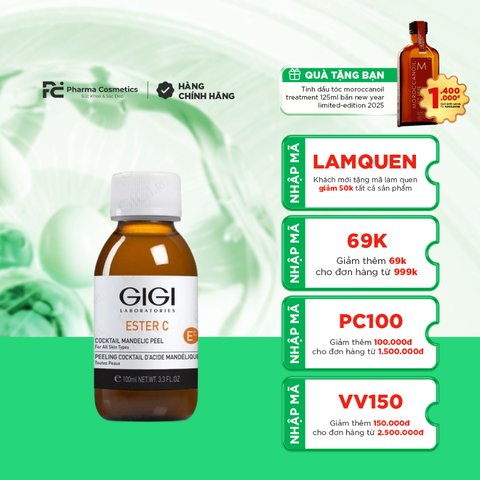 GIGI Ester C Cocktail Mandelic Peel / Peel trẻ hóa da tổng thể