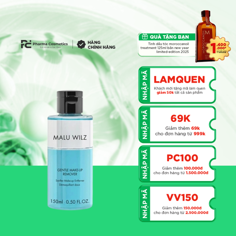 MALU WILZ GENTLE MAKE-UP REMOVER / TẨY TRANG MẶT, MẮT VÀ MÔI