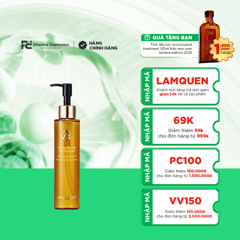 AMPLEUR LUXURY DE-AGE CLEANSING OIL / DẦU TẨY TRANG