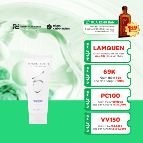ZO SKIN HEALTH GENTLE CLEANSER / SỮA RỬA MẶT DỊU NHẸ DÀNH CHO MỌI LOẠI DA