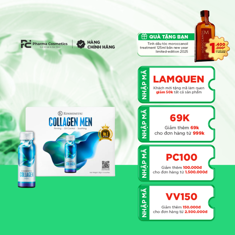 KINOHIMITSU COLLAGEN MEN / NƯỚC UỐNG ĐẸP DA DÀNH CHO NAM
