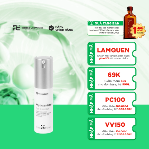 Phytic: antiox Eye Contour / Kem xóa bọng mỡ và quầng thâm mắt