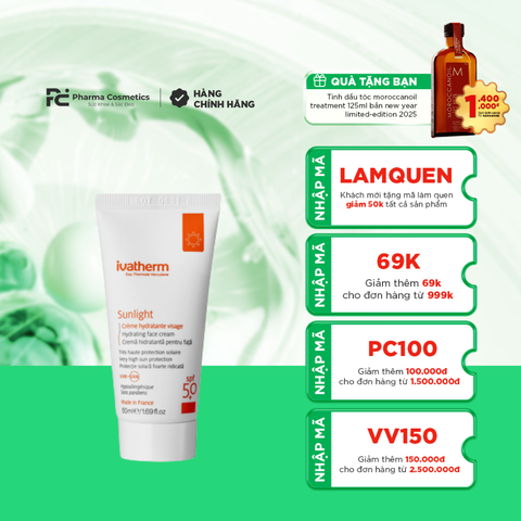 Kem Chống Nắng Sunlight Hydrating Face Creme SPF 50+ Dành Cho Da Khô & Da Nhạy Cảm
