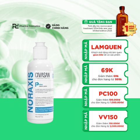 CIVASAN ENZYME NORAXIS POLVO 100G/ TẨY DA CHẾT CHO VÙNG MẶT CIVASAN ENZYME NORAXIS POLVO 100G
