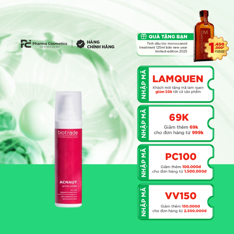BIOTRADE ACNAUT ACTIVE LOTION 60ML / DUNG DỊCH CHẤM MỤN HOẠT TÍNH