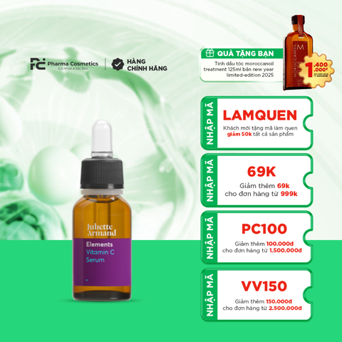 VITAMIN C SERUM/ TINH CHẤT JULIETTE ARMAND VITAMIN C SERUM CHỨA VITAMIN C