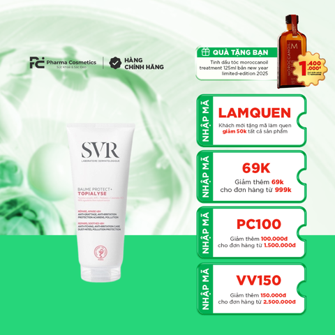 SVR BAUME PROTECT+ TOPIALYSE / KEM DƯỠNG ẨM LÀM MỀM DA DÀNH CHO DA KHÔ