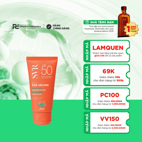 SVR SUN SECURE BLUR SPF 50/ KEM CHỐNG NẮNG CHE KHUYẾT ĐIỂM SVR SUN SECURE BLUR SPF 50