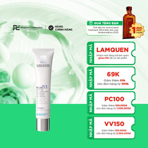 LA ROCHE POSAY MELA B3 ANTI-DARK SPOTS CORRECTIVE PROTECTIVE CARE ANTI-RECURRENCE / KEM DƯỠNG GIÚP MỜ NÁM, NGĂN NGỪA, THÂM NÁM QUAY TRỞ LẠI  