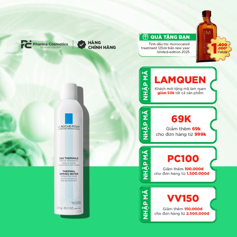 LA ROCHE POSAY THERMAL SPRING WATER SENSITIVE SKIN 300ML/ NƯỚC KHOÁNG GIÚP LÀM DỊU & BẢO VỆ DA