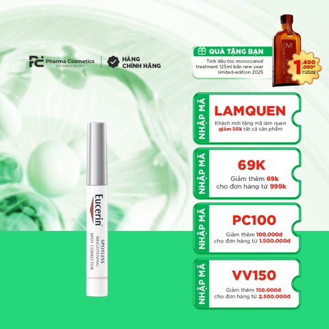 EUCERIN SPOTLESS BRIGHTENING SPOT CORRECTOR / BÚT CHẤM ĐẶC TRỊ THÂM NÁM VÀ ĐỐM NÂU