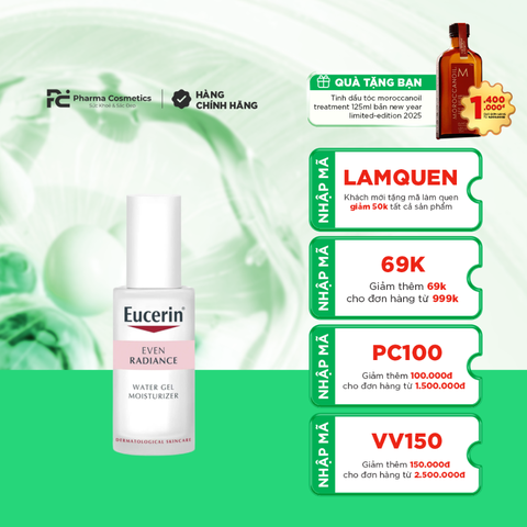 EUCERIN EVEN RADIANCE WATER GEL MOISTURIZER / GEL CẤP ẨM & DƯỠNG SÁNG DA
