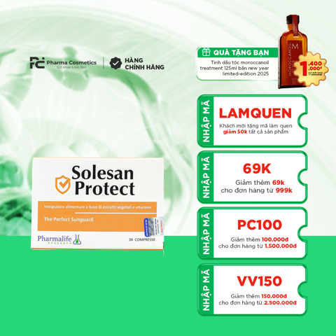 SOLESAN PROTECT: Bảo Vệ Da Toàn Diện Từ Bên Trong Trước Tác Động Của Ánh Nắng 
