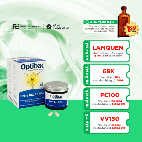 OPTIBAC EVERY DAY EXTRA / MEN VI SINH HÀNG NGÀY EXTRA