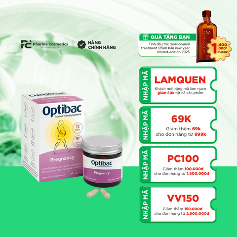 OPTIBAC PREGNANCY / MEN VI SINH MẸ BẦU