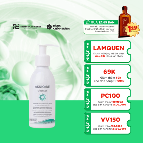 AKNICARE CLEANSER / GEL RỬA MẶT VÀ TRỊ MỤN
