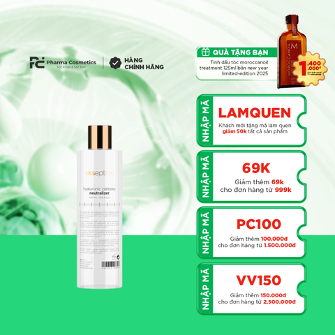 EKSEPTION HYALURONIC CARBOXY NEUTRALIZER / DUNG DỊCH TRUNG HÒA KHI PEEL