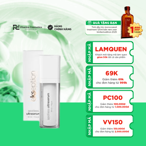 EKSEPTION SPOTLESS ULTRASERUM / SERUM LÀM SÁNG DA, MỜ NÁM, CHỐNG LÃO HÓA