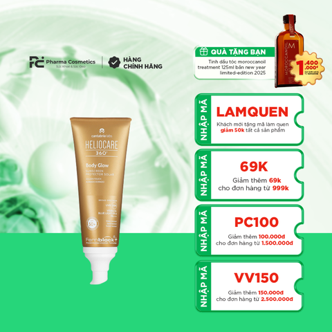 HELIOCARE 360 BODY GLOW / KEM CHỐNG NẮNG TOÀN THÂN SPF50