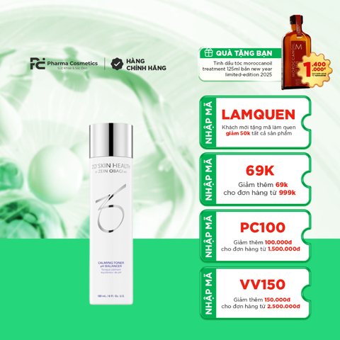 ZO SKIN HEALTH CALMING TONER pH BALANCER / NƯỚC CÂN BẰNG pH CHO MOỊ LOẠI DA
