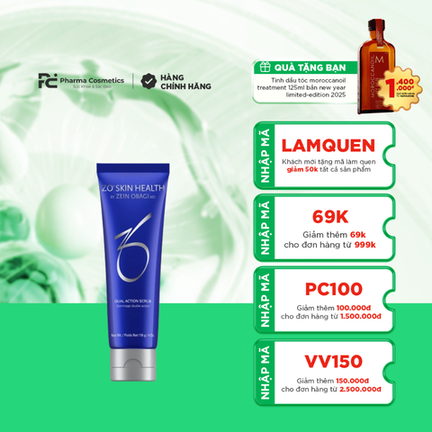 ZO SKIN HEALTH DUAL ACTION SCRUB / KEM TẨY DA CHẾT DÀNH CHO MỌI LOẠI DA