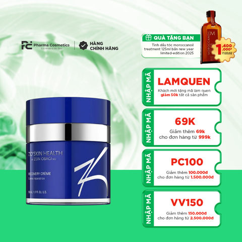 ZO SKIN HEALTH RECOVERY CRÈME / KEM DƯỠNG CẤP ẨM - LÀM DỊU CHO DA KHÔ, NHẠY CẢM
