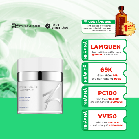 ZO SKIN HEALTH RENEWAL CRÈME / KEM DƯỠNG CẤP ẨM - LÀM DỊU CHO MỌI LOẠI DA