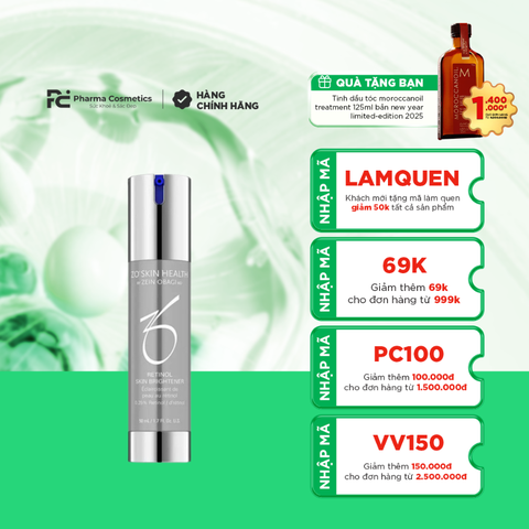 ZO SKIN HEALTH RETINOL SKIN BRIGHTENER 0.25% / KEM DƯỠNG TRẮNG DA, ĐIỀU TRỊ TĂNG SẮC TỐ 