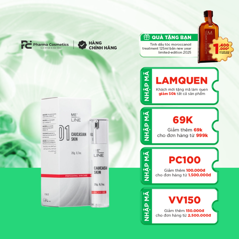 MELINE 01 CAUCASIAN SKIN / HOẠT CHẤT TÁI TẠO, ĐIỀU TRỊ NÁM MẢNG