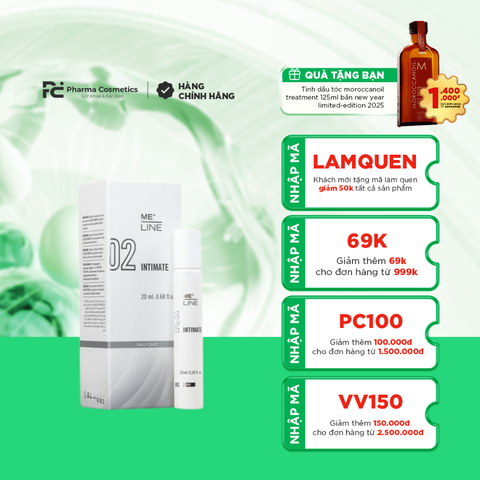 MELINE 02 INTIMATE / HOẠT CHẤT ĐIỀU TRỊ TRẺ HOÁ VÀ SÁNG HỒNG VÙNG KÍN