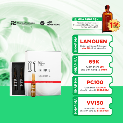 MELINE 01 INTIMATE /  HOẠT CHẤT THAY DA SINH HỌC GIÚP LÀM SÁNG, ĐIỀU TRỊ THÂM SẠM VÙNG NÁCH, ĐỒI GỐI VÀ BIKINI,..