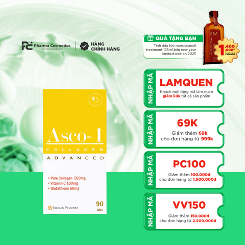 GLUTANEX ASCO-1/ COLLAGEN TRẺ HOÁ DA GLUTANEX ASCO-1