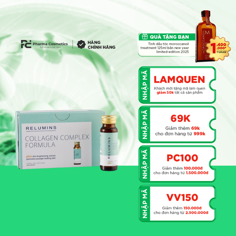 RELUMINS COLLAGEN COMPLEX FORMULA/ NƯỚC UỐNG COLLAGEN BEAUTY DRINK