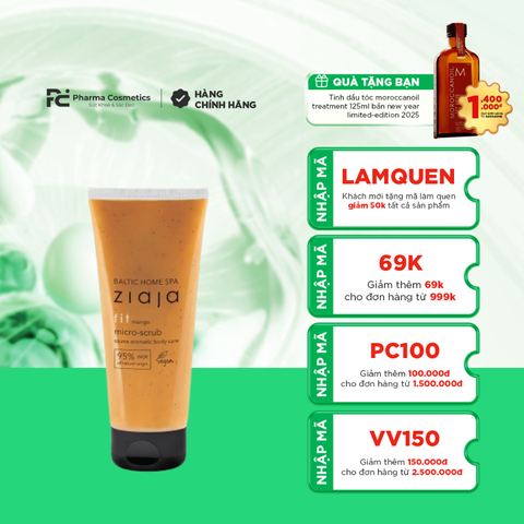 ZIAJA BALTIC HOME SPA MICRO-SCRUB / TẨY TẾ BÀO CHẾT CAO CẤP HẠT SIÊU NHỎ HƯƠNG XOÀI