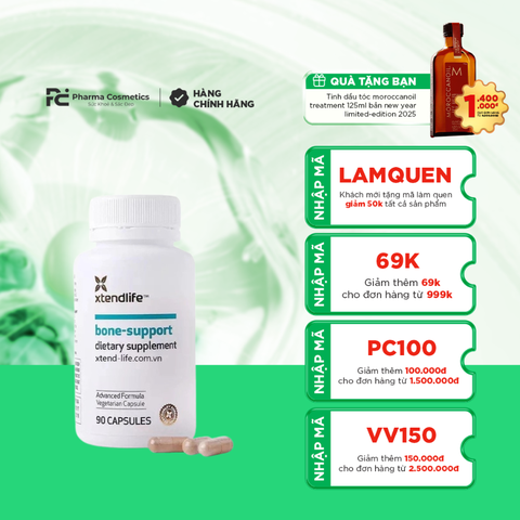 XTEND-LIFE BONE SUPPORT / VIÊN UỐNG BỔ XƯƠNG, TĂNG MẬT ĐỘ XƯƠNG