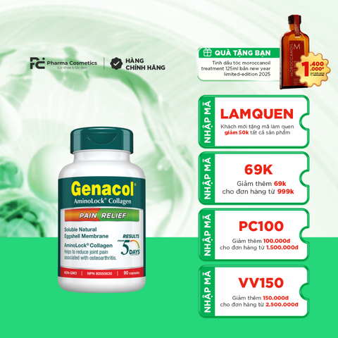 GENACOL PAIN RELIEF / VIÊN UỐNG HỖ TRỢ GIẢM ĐAU KHỚP