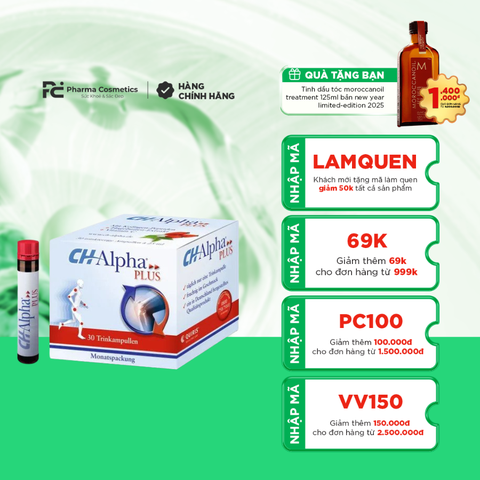QUIRIS HEALTHCARE CH-ALPHA PLUS / NƯỚC UỐNG COLLAGEN HỖ TRỢ SỤN KHỚP