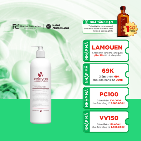 VOLAYON LOTIONIQUE: Toner Dịu Nhẹ Siêu Phục Hồi, Cân Bằng & Tái Tạo Làn Da Khỏe Mạnh