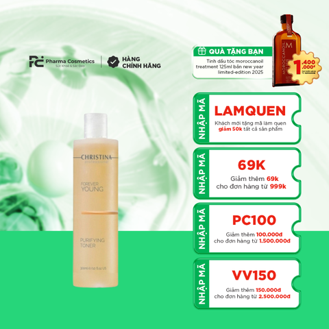 FOREVER PURIFYING TONER / NƯỚC CÂN BẰNG CHỐNG LÃO HOÁ DA 
