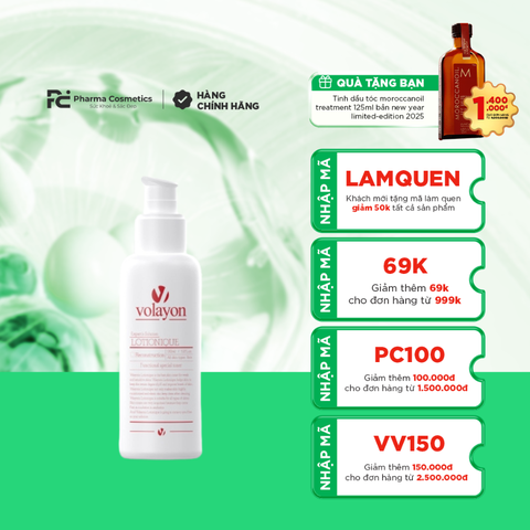 VOLAYON LOTIONIQUE: Toner Dịu Nhẹ Siêu Phục Hồi, Cân Bằng & Tái Tạo Làn Da Khỏe Mạnh